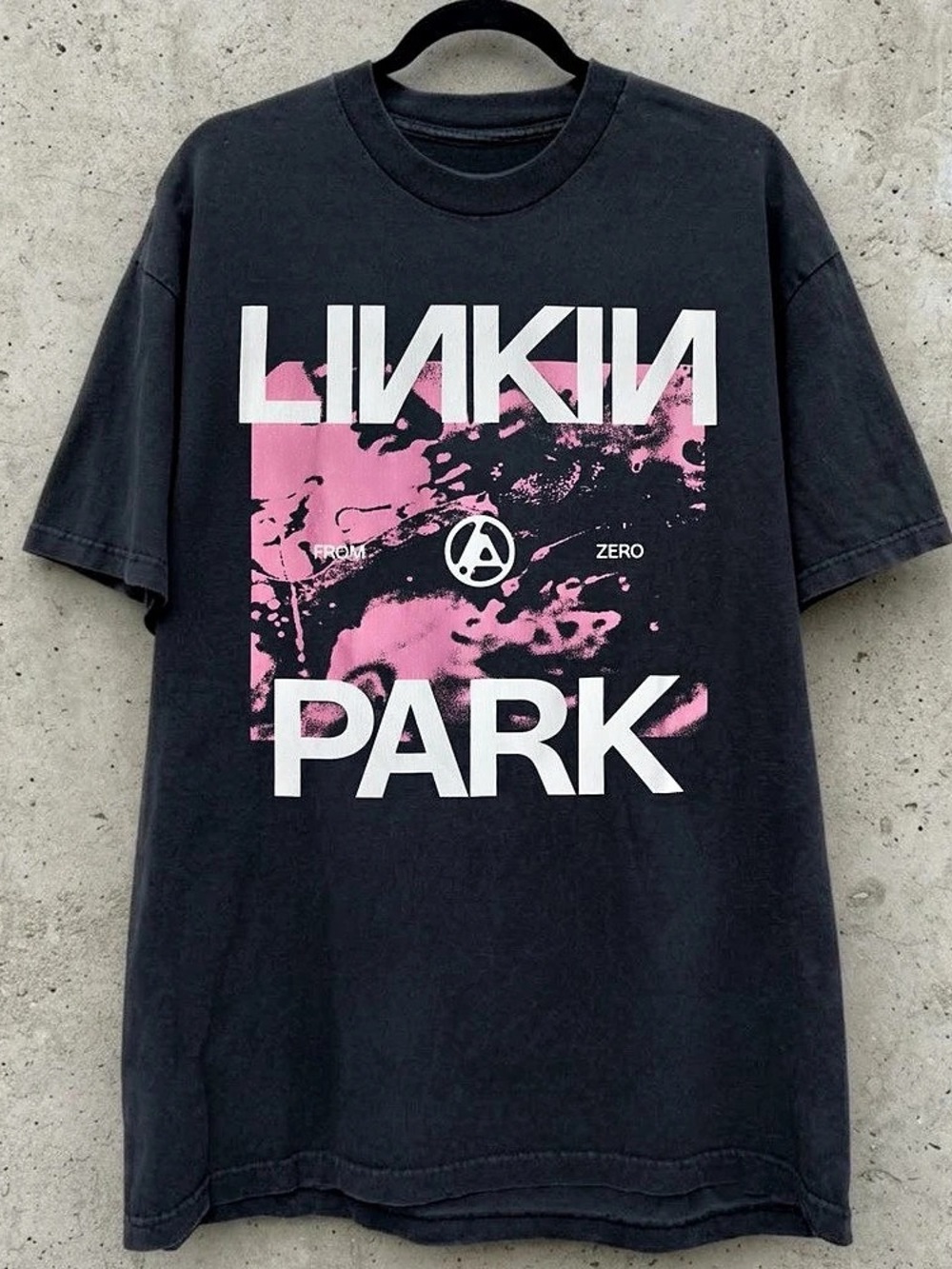 Linkin Park From Zero World Tour T-Shirt Black & Pink